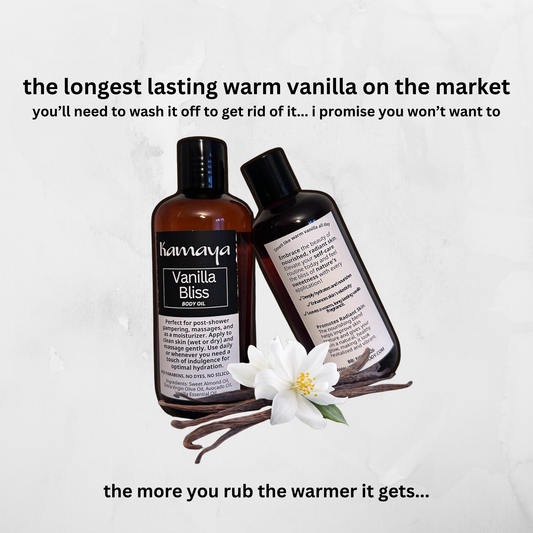 Vanilla Bliss Body Oil 8oz