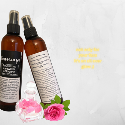 Revitalizing Rosewater & Glycerin Spray 8oz