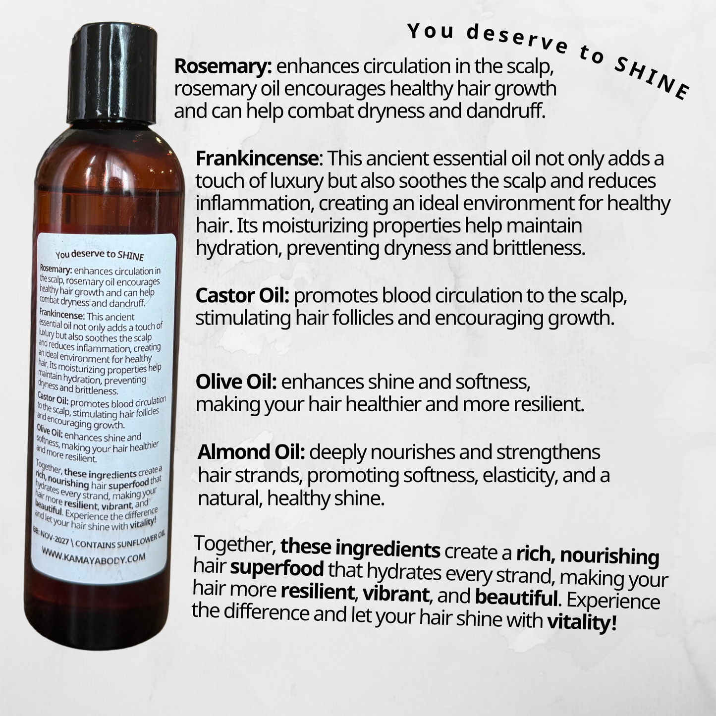 DEEP MOISUTRE HAIR OIL